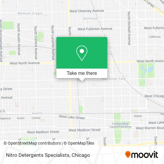 Nitro Detergents Specialists map