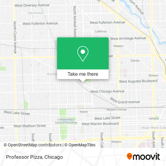Professor Pizza map