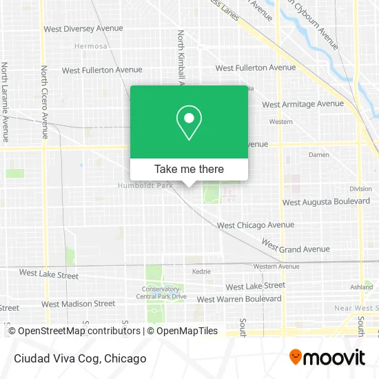 Ciudad Viva Cog map