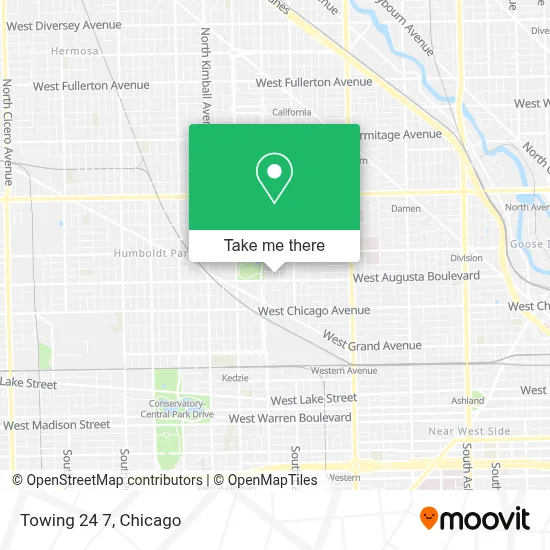 Towing 24 7 map