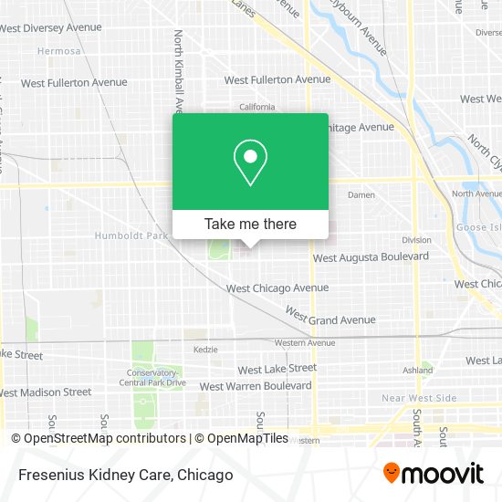 Fresenius Kidney Care map