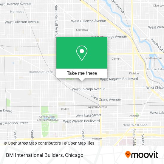 BM International Builders map