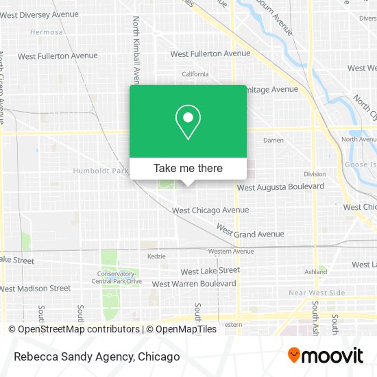 Mapa de Rebecca Sandy Agency