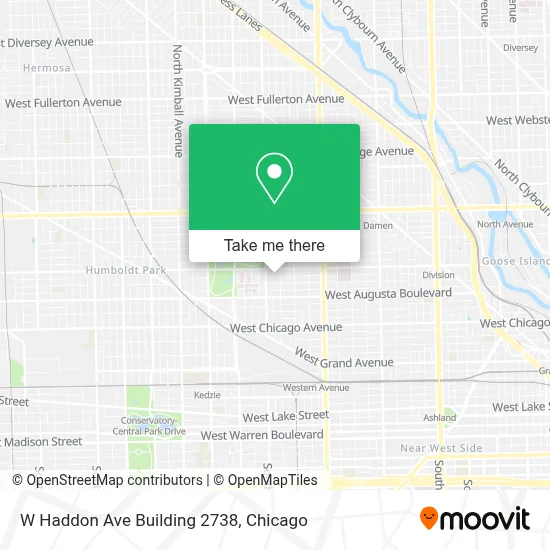 W Haddon Ave Building 2738 map