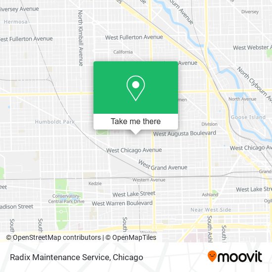 Radix Maintenance Service map