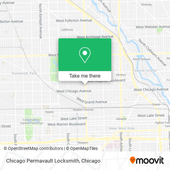 Chicago Permavault Locksmith map