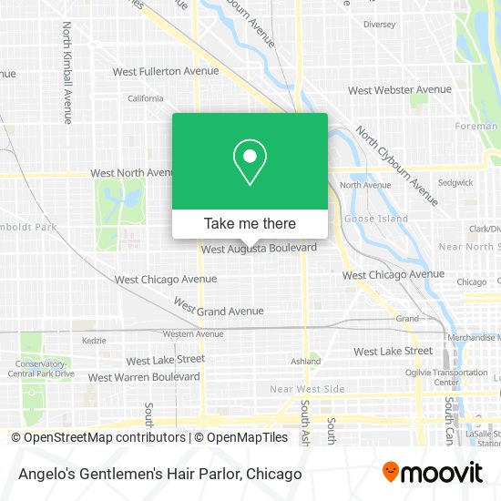 Angelo's Gentlemen's Hair Parlor map