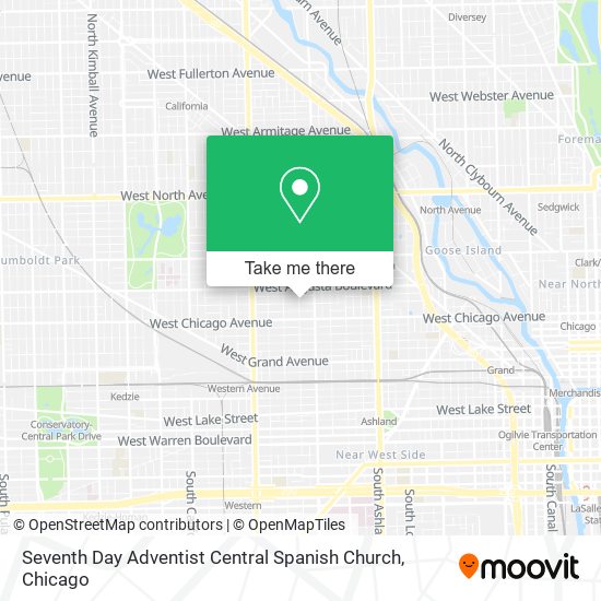 Seventh Day Adventist Central Spanish Church map