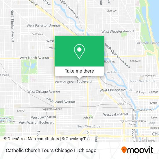 Catholic Church Tours Chicago Il map