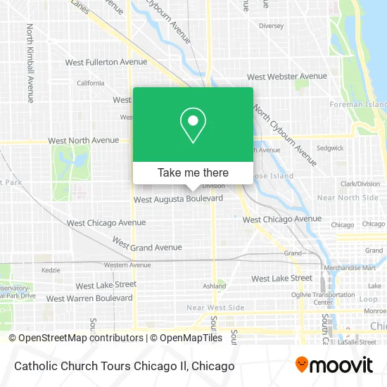Catholic Church Tours Chicago Il map