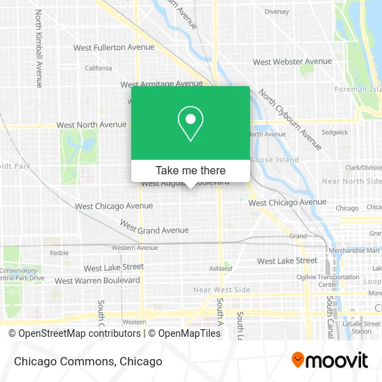 Chicago Commons map