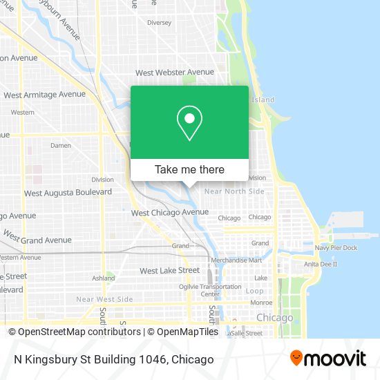 Mapa de N Kingsbury St Building 1046