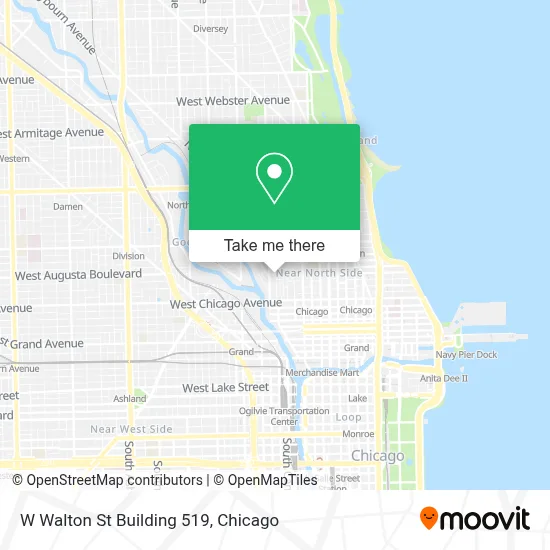 W Walton St Building 519 map
