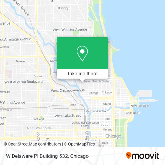 Mapa de W Delaware Pl Building 532