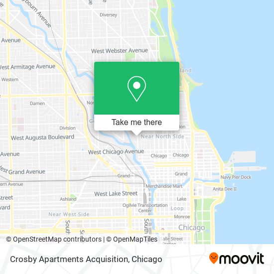 Crosby Apartments Acquisition map