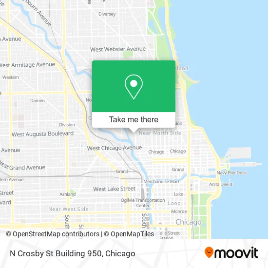 N Crosby St Building 950 map