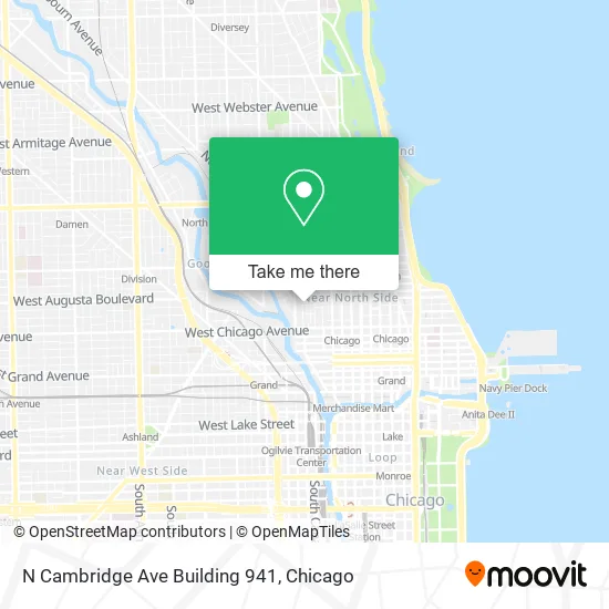 N Cambridge Ave Building 941 map