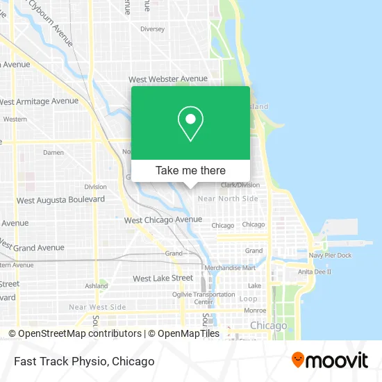 Fast Track Physio map