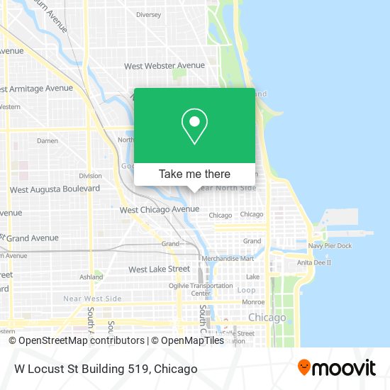 Mapa de W Locust St Building 519