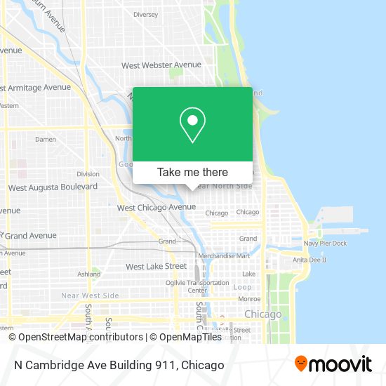 N Cambridge Ave Building 911 map