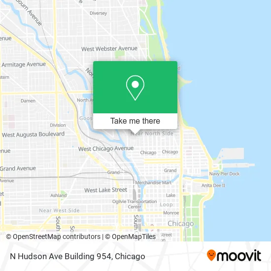 N Hudson Ave Building 954 map