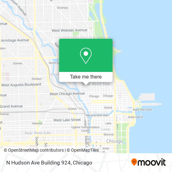 N Hudson Ave Building 924 map