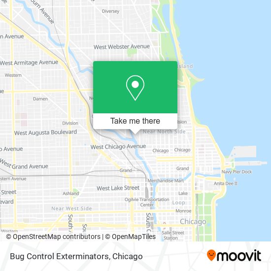 Bug Control Exterminators map