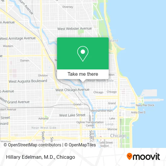 Hillary Edelman, M.D. map