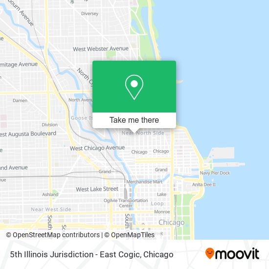 5th Illinois Jurisdiction - East Cogic map