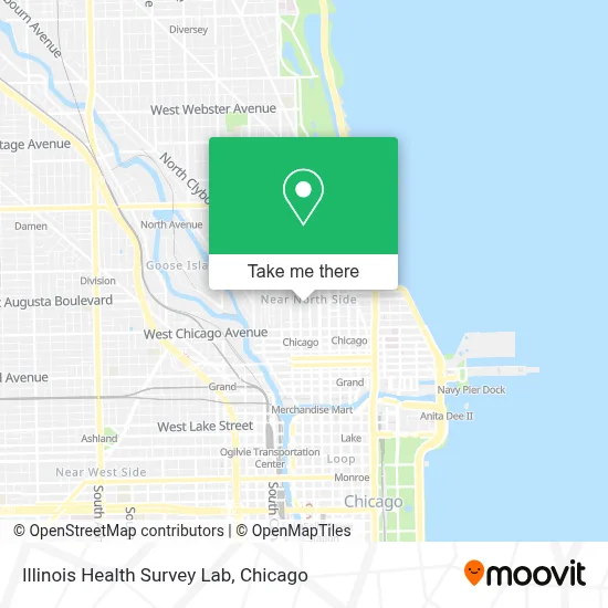 Illinois Health Survey Lab map