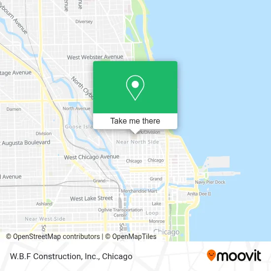 W.B.F Construction, Inc. map