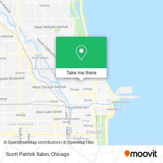 Scott Patrick Salon map