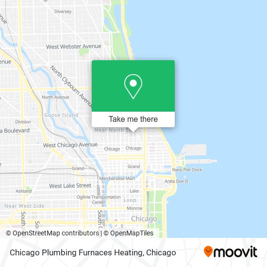 Mapa de Chicago Plumbing Furnaces Heating