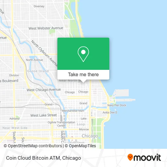 Coin Cloud Bitcoin ATM map