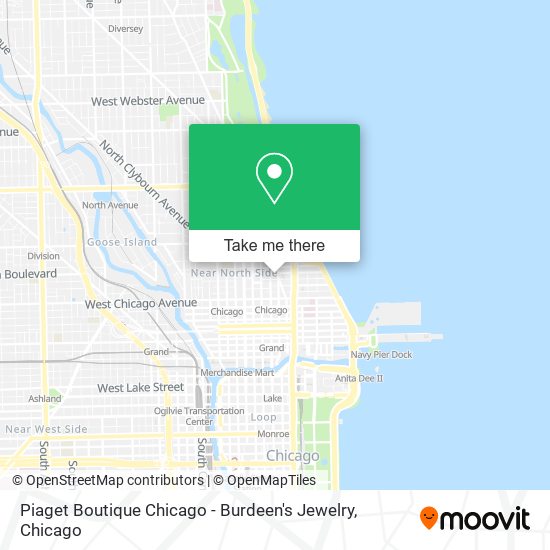 Piaget Boutique Chicago - Burdeen's Jewelry map