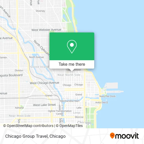 Chicago Group Travel map