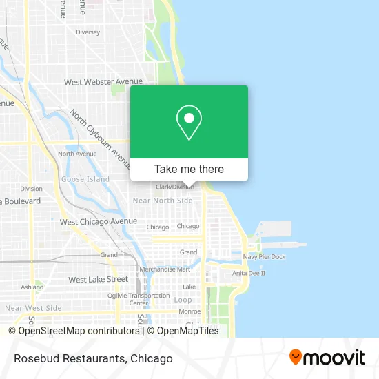 Rosebud Restaurants map