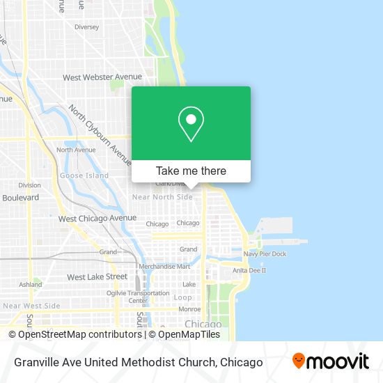 Granville Ave United Methodist Church map