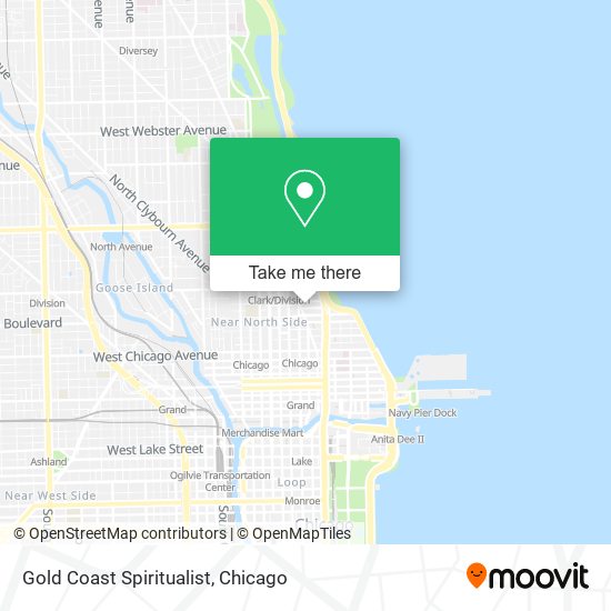 Gold Coast Spiritualist map