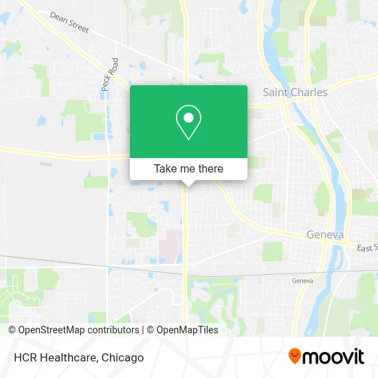 HCR Healthcare map