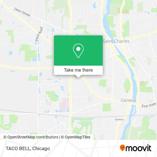 TACO BELL map
