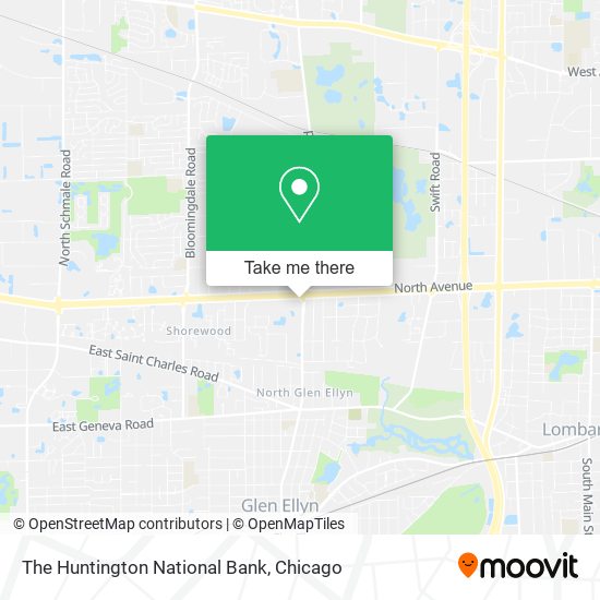 The Huntington National Bank map