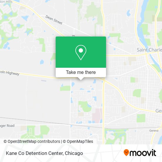 Kane Co Detention Center map