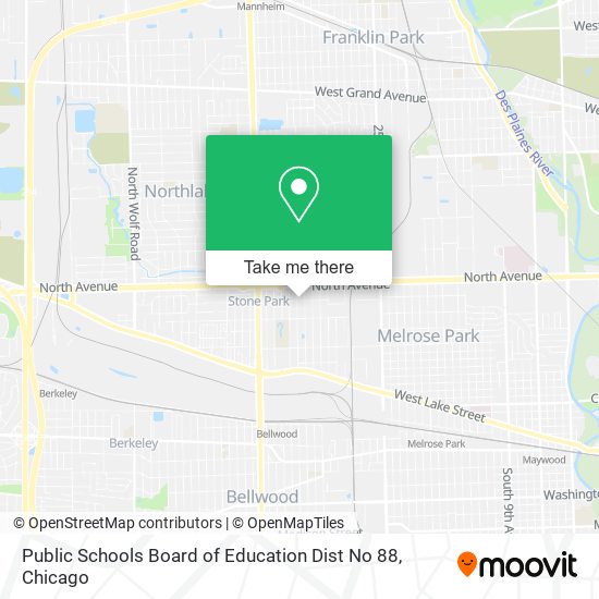 Mapa de Public Schools Board of Education Dist No 88