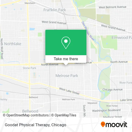 Goodat Physical Therapy map