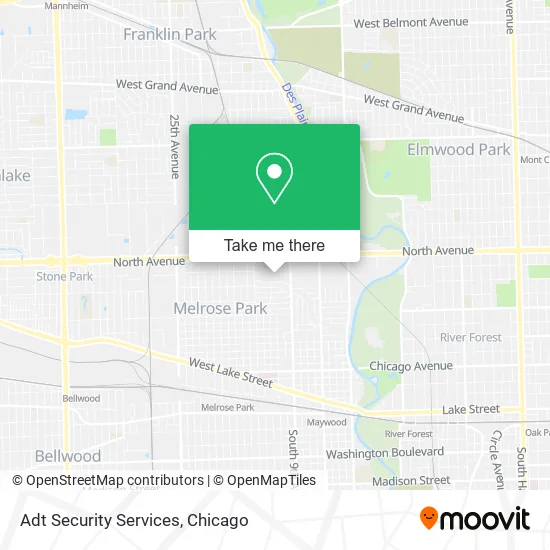 Mapa de Adt Security Services