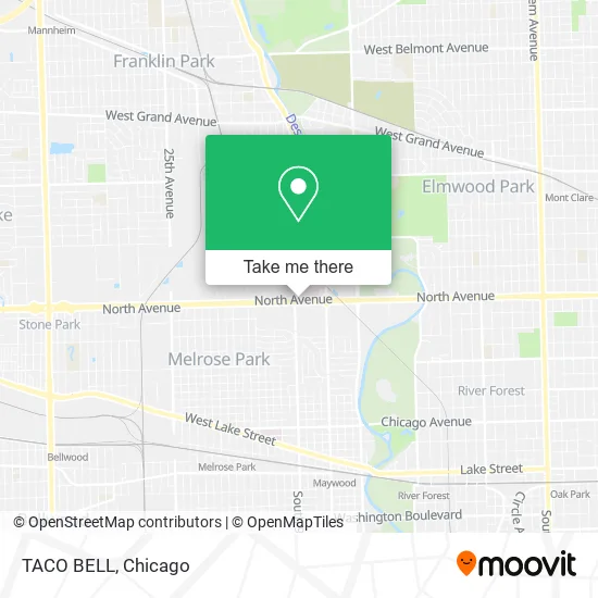 TACO BELL map