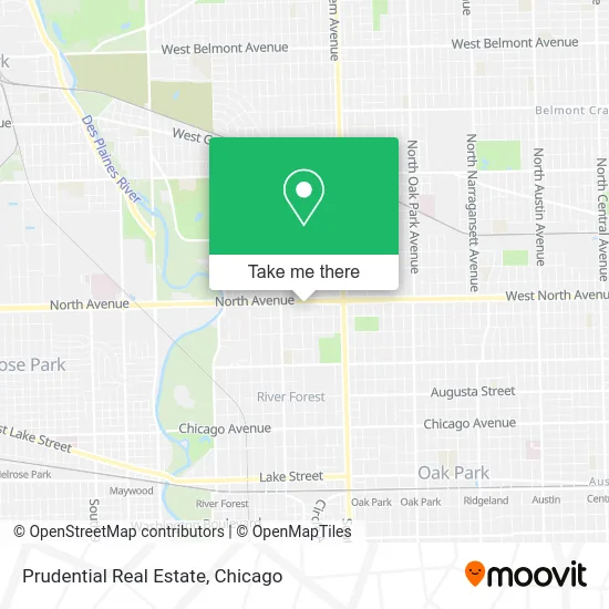 Prudential Real Estate map