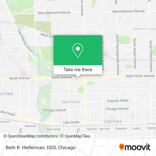 Beth R. Heiferman, DDS map