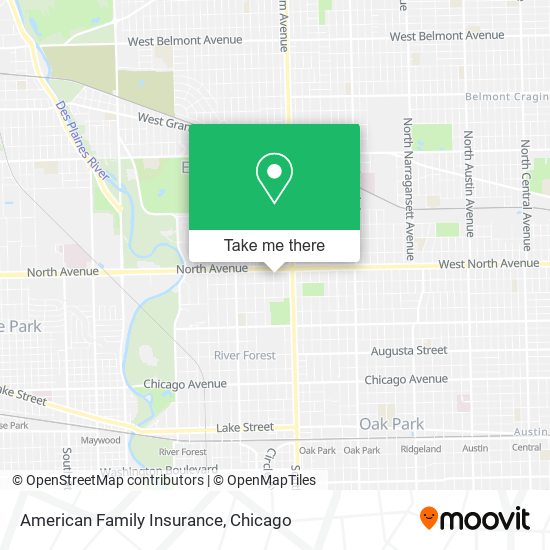 American Family Insurance map